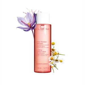 Clarins Lotion Tonique Apaisante Peles Muito Secas ou Sensíveis aux extrait de camomille & de fleur de safran - Image 2