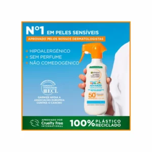 Garnier Ambre Solaire Kids advance sensitive em Spray SPF50+ - Image 3