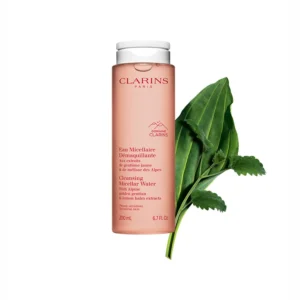 Clarins Eau Micellaire Démaquillante Peles Sensíveis aux extraits de gentiante jaune & mélisse des alpes - Image 2