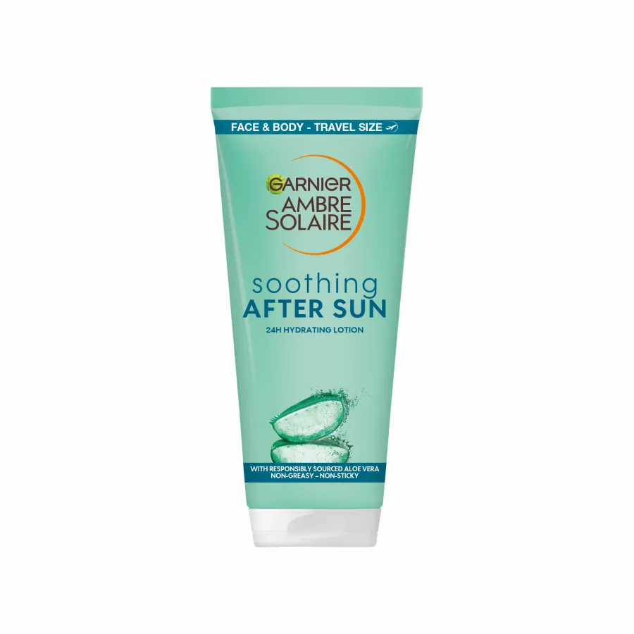 Garnier Ambre Solaire After Sun em Leite rosto & corpo
